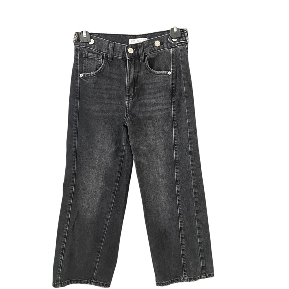 ZARA Girl’s Black Wide-Leg Jeans Size 11/12